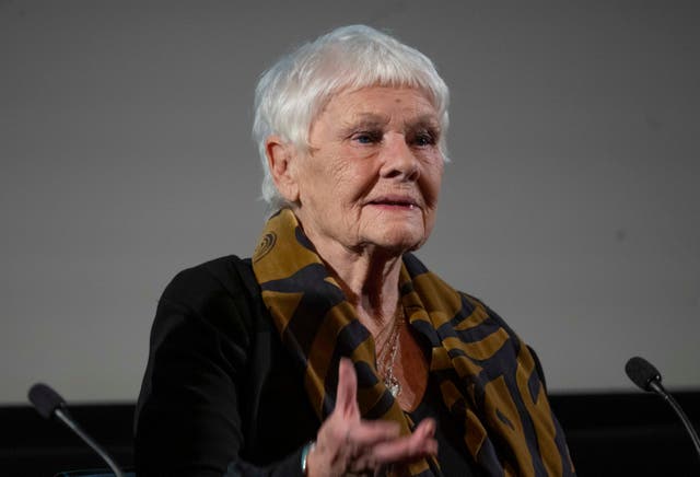 <p>Dame Judi Dench at a screening of 'Iris' at BFI Southbank</p>