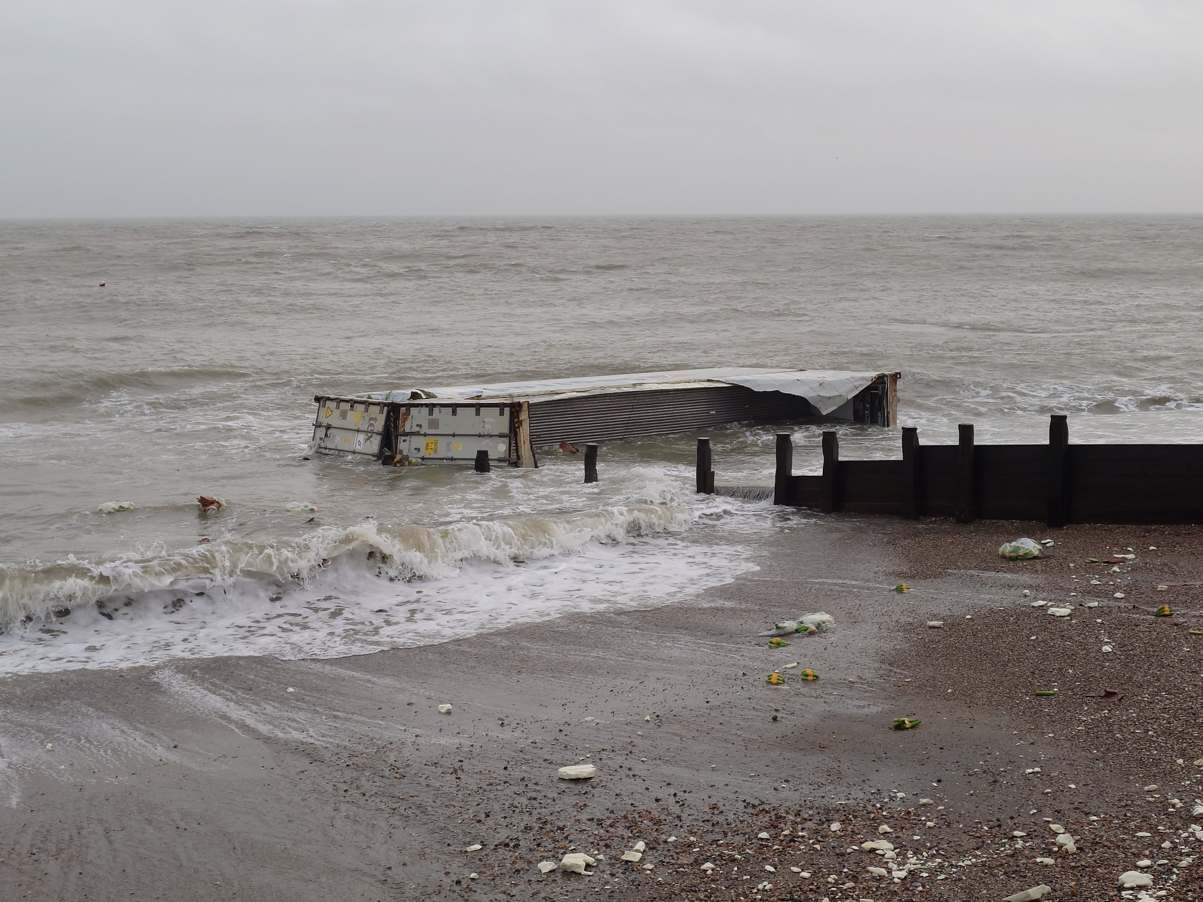 Onions and chips keep washing up on England’s south coast. Here’s why