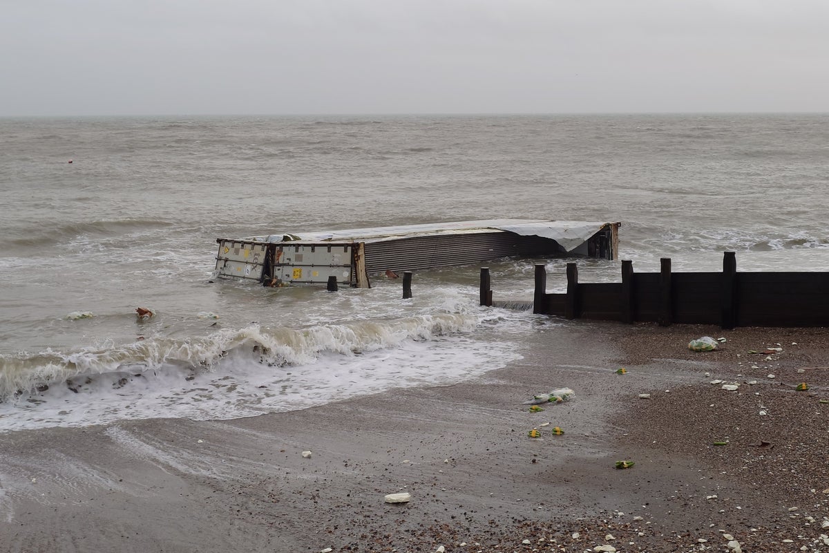 Onions and chips keep washing up on England's south coast. Here's why