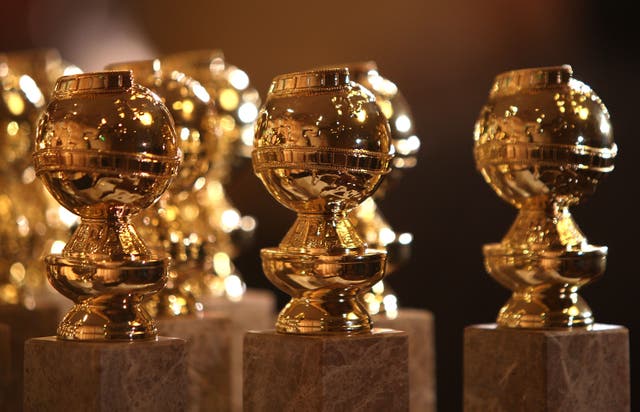 <p>Golden Globe statuettes</p>
