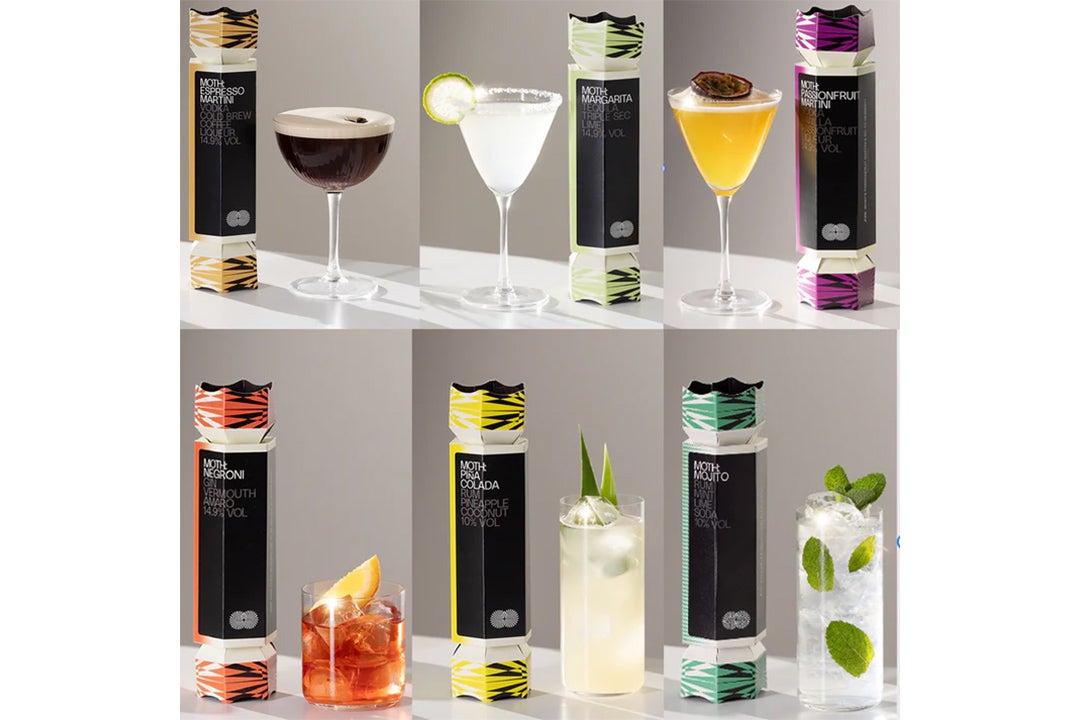 Moth cocktail crackers christmas