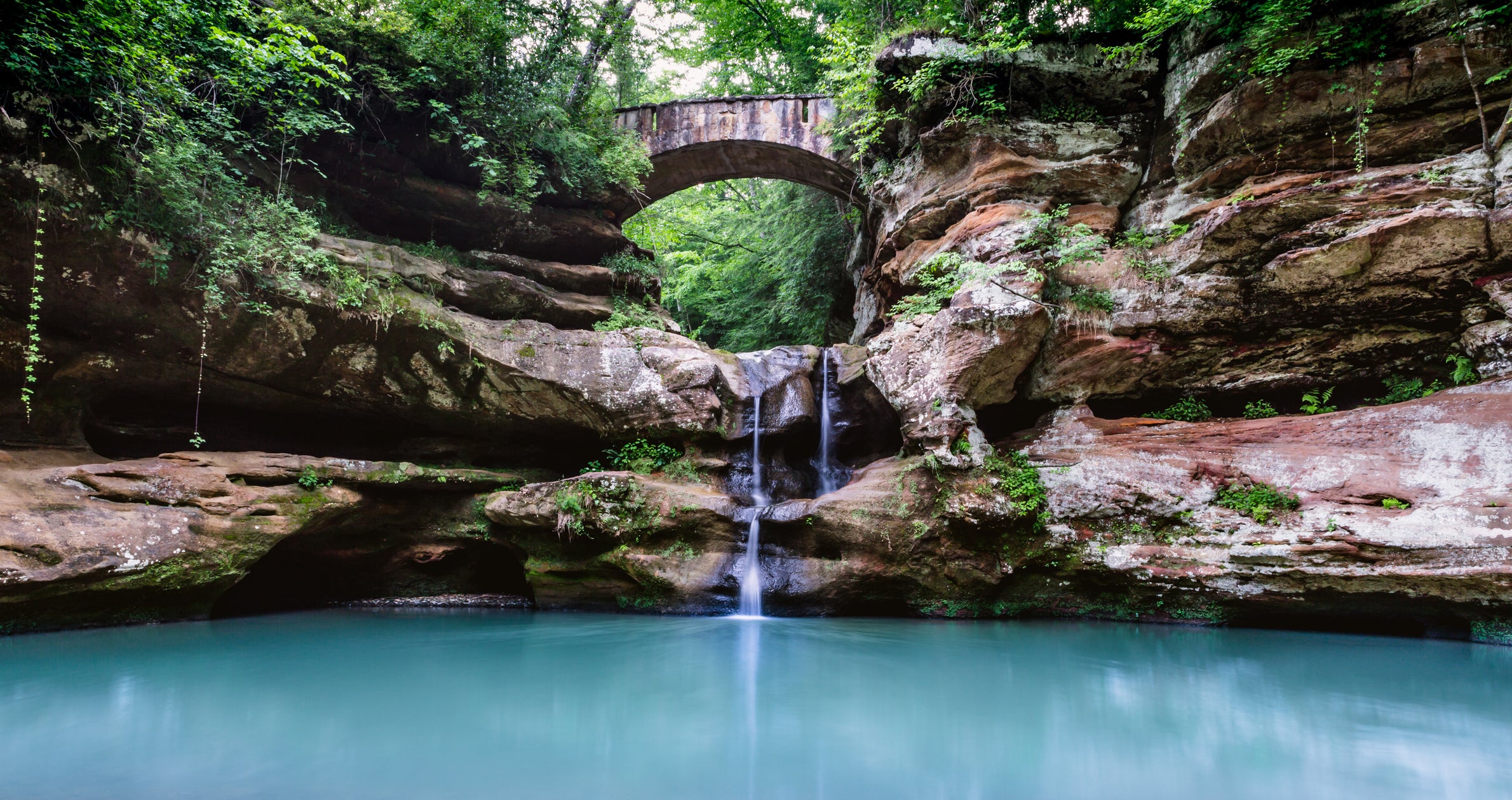 Hocking Hills State Park's photogenic Old Man's Cave area