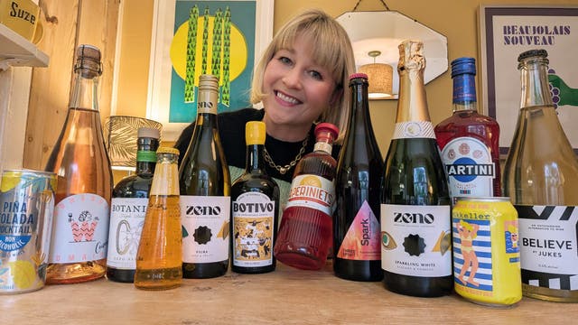 <p>Hall road-testing her way through the no/low aisle so you don’t have to</p>