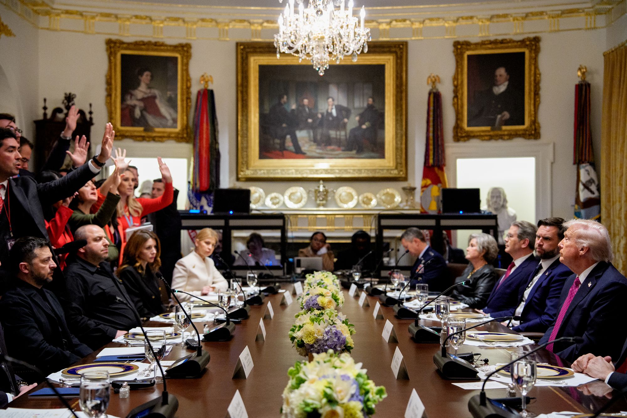 Trump hosted Zelensky for lunch at the White House on October 17 to discuss a peace deal between Russia and Ukraine.