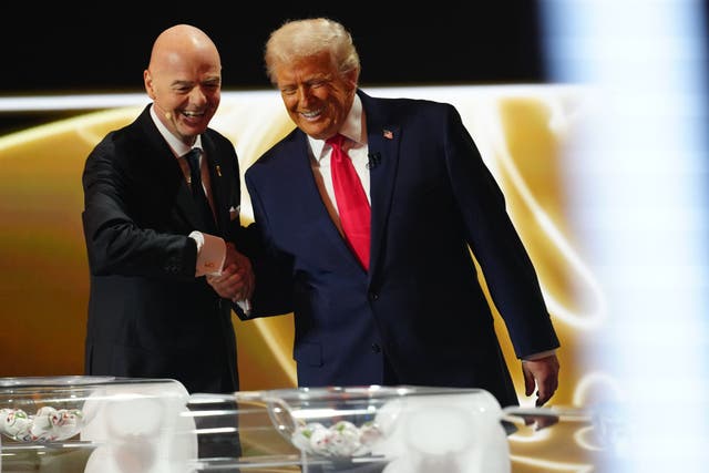 <p>Donald Trump has become the figurehead for the 'worst deal in Fifa World Cup history'</p>