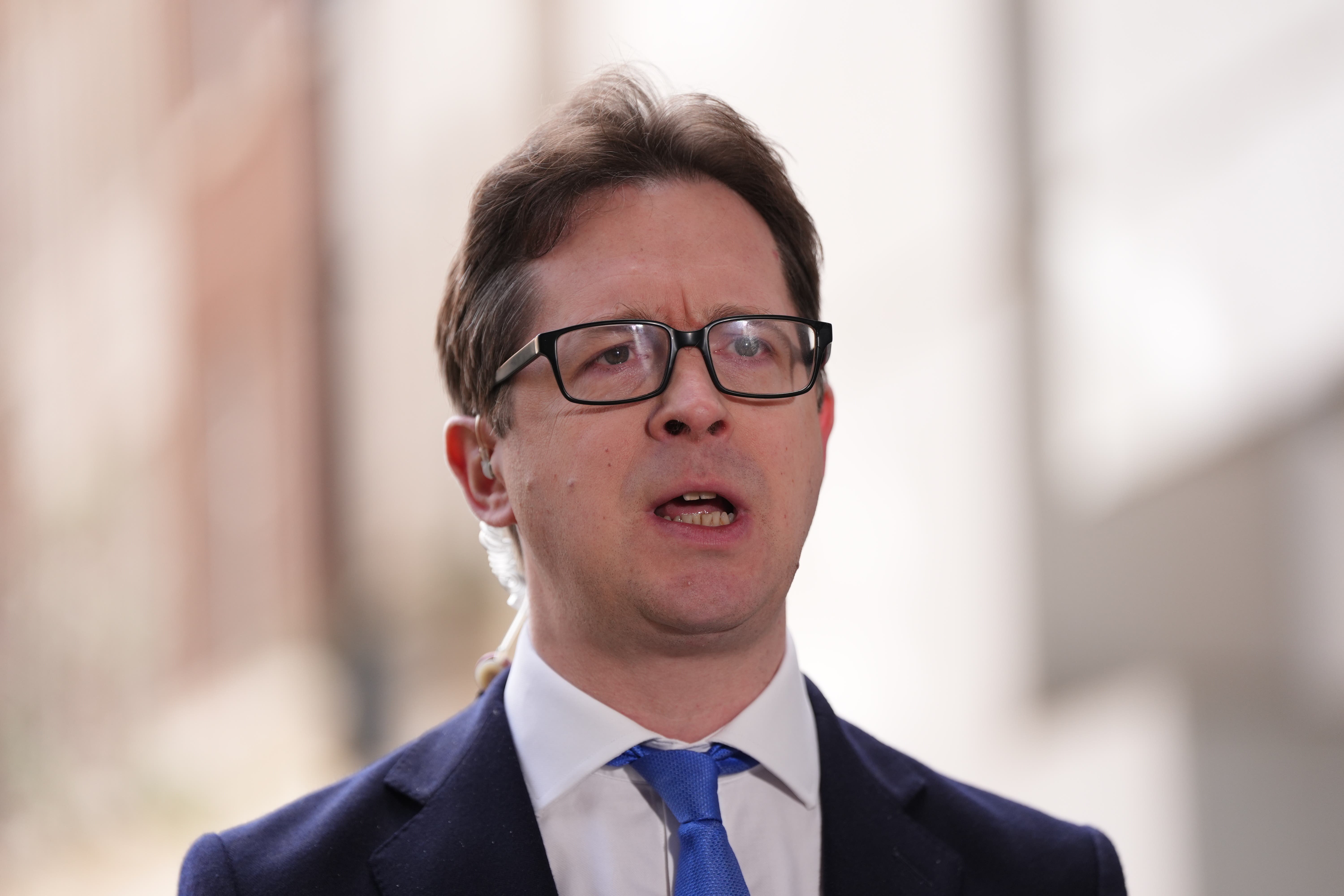 Shadow NI Secretary Alex Burghart said there needed to be guarantees before Stakeknife is named (PA)