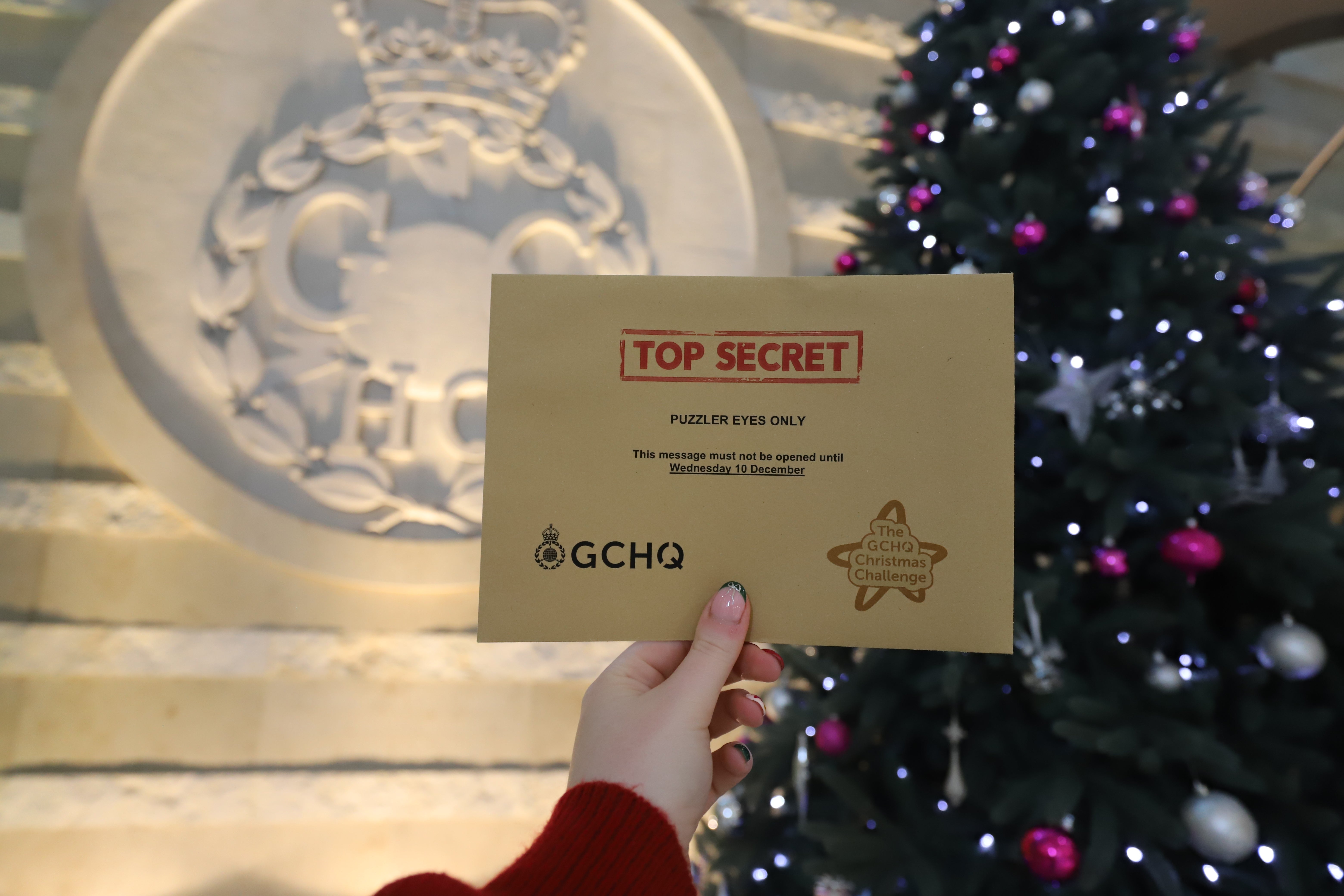 The questions have been set by GCHQ