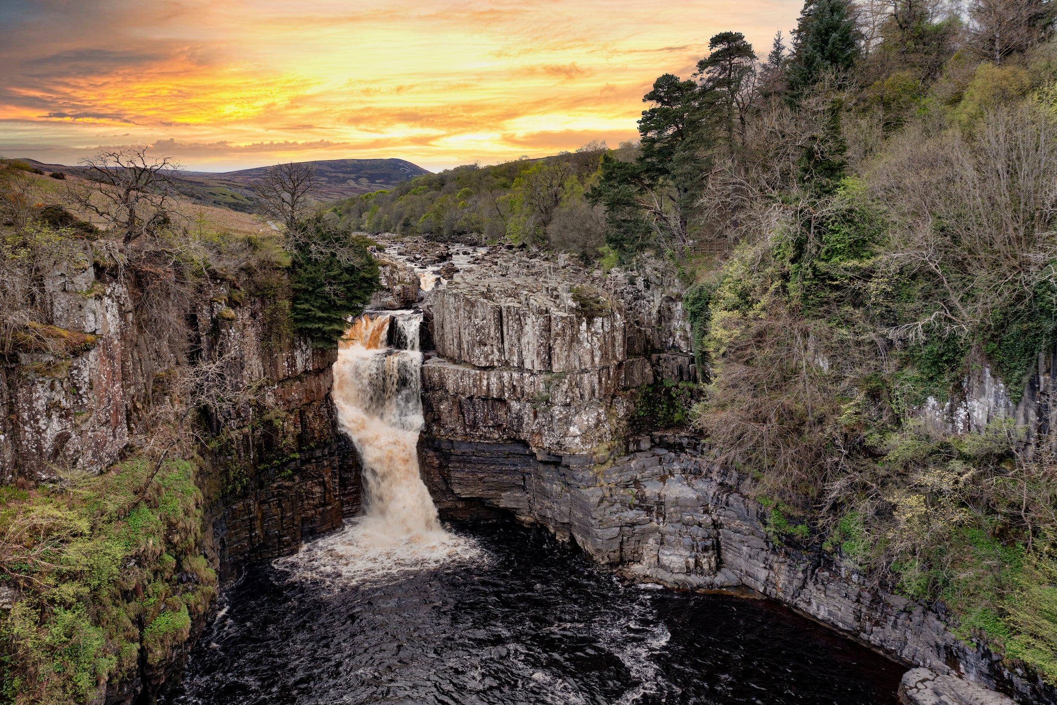 <p>The Roof of England walk takes in High Force waterfall</p>