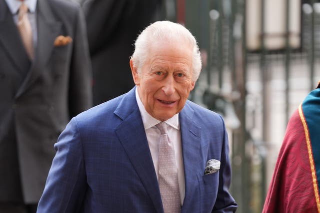 The King took part in an Advent Service at Westminster Abbey (Yui Mok/PA)