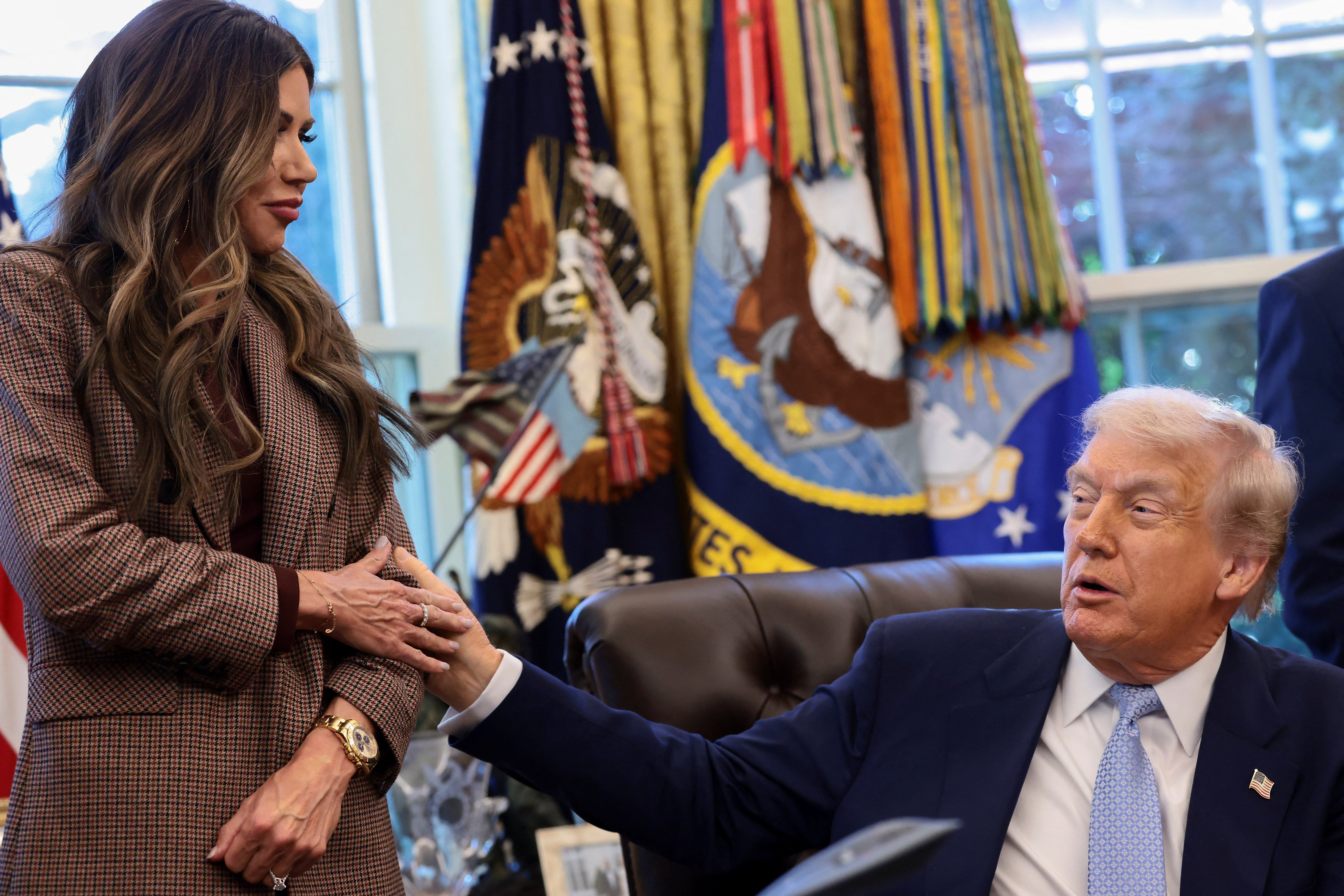 <p>Rumors continue to swirl around Noem’s tenure.</p>