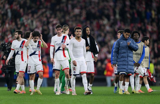 <p>The reigning champions struggled without Ousmane Dembele</p>