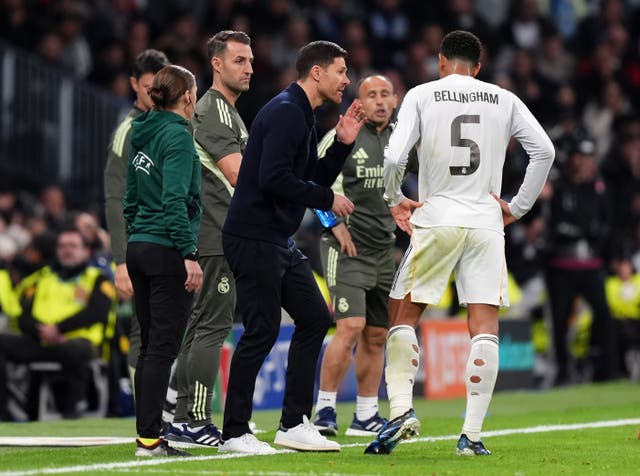 <p>Xabi Alonso is under increasing pressure (Mike Egerton/PA)</p>