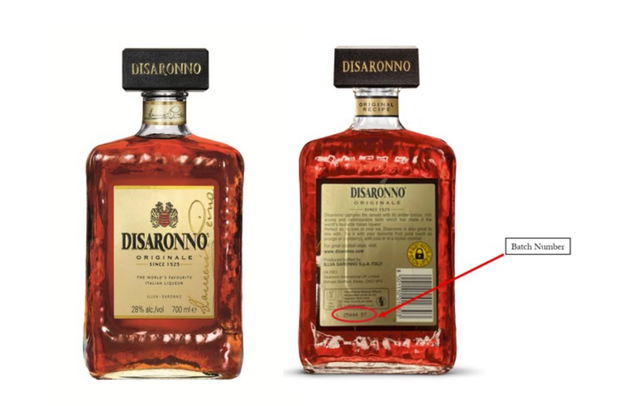 <p>Disaronno Originale product recall</p>