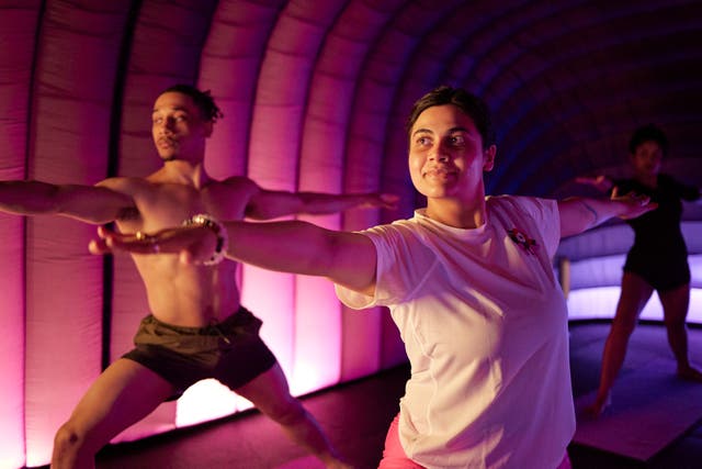 Get your sweat on at a hot yoga class (Hotpod Yoga/PA)