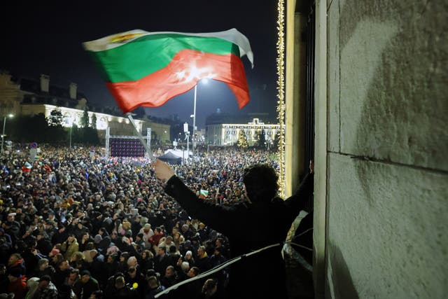 <p>Protests in Bulgaria</p>