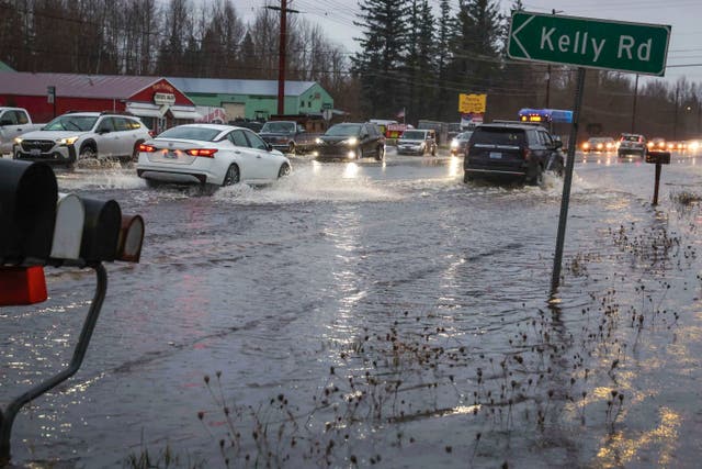 <p>Historical flooding has prompted officials in Washington state to urge about 100,000 residents to evacuate Thursday amidst heavy, unrelenting rains</p>