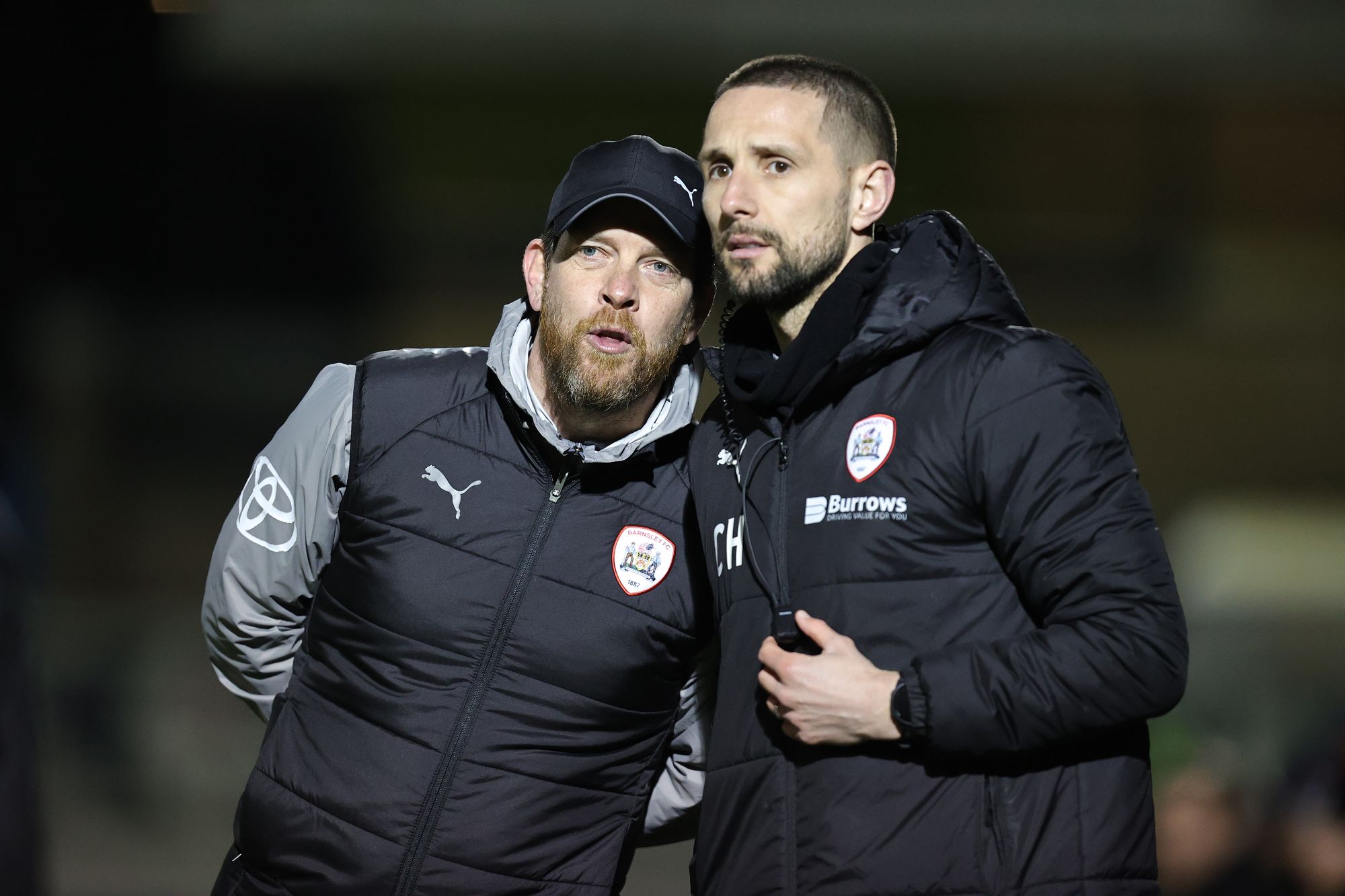 Conor Hourihane during his time as assistant to Darrell Clarke