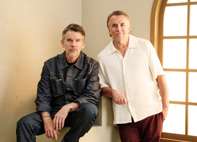 <p>Ethan Hawke and Richard Linklater have been longtime collaborators, first working together on The Before trilogy</p>
