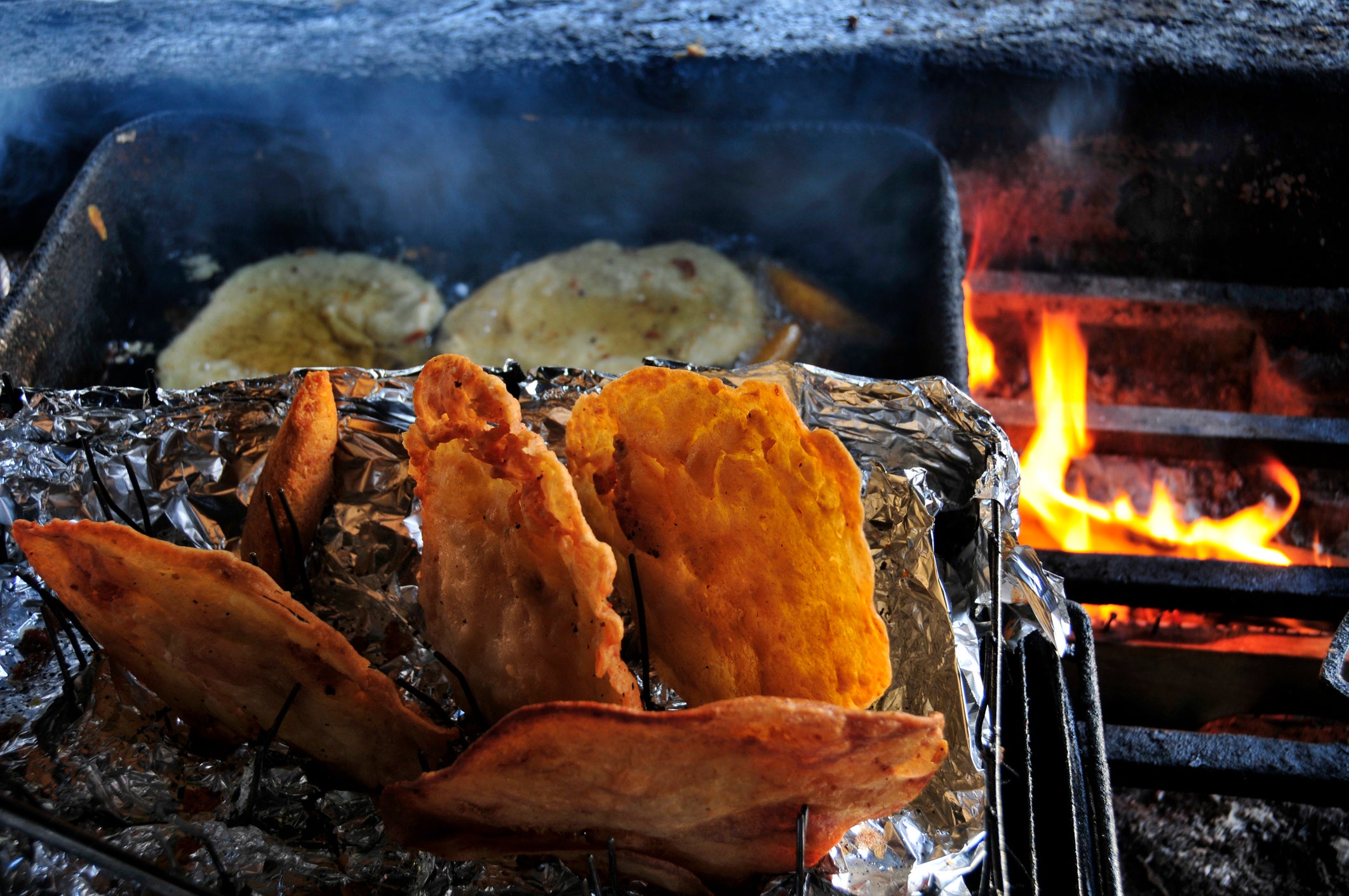 Pictured is a cod fish and wheat flour fritter, a popular bite to eat in Puerto Rico