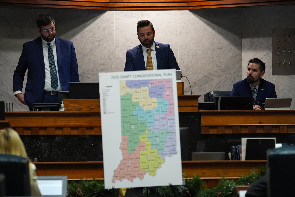 Indiana Senate rejects redistricting map in major setback for Trump
