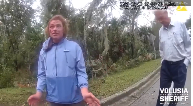 <p>Calvin Curtis-Johnson, 36, speaking to police</p>