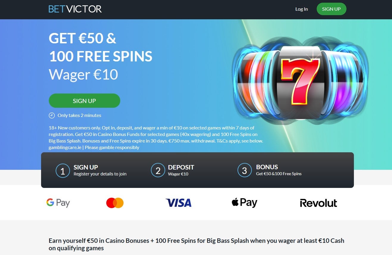 This latest BetVictor welcome offer is available for both app and desktop registrations