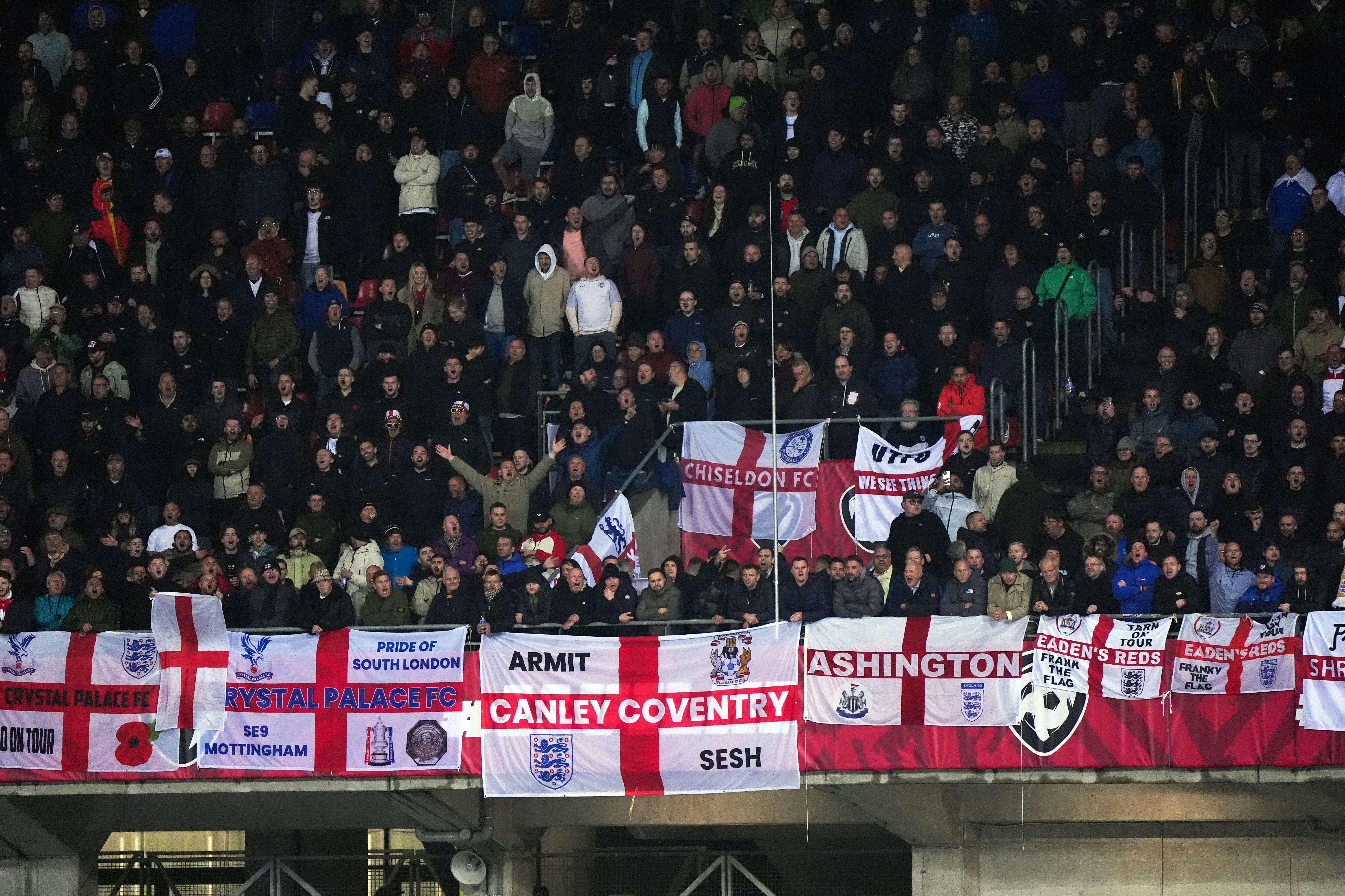 England fans face expensive trip to follow the team at the World Cup (Bradley Collyer/PA)