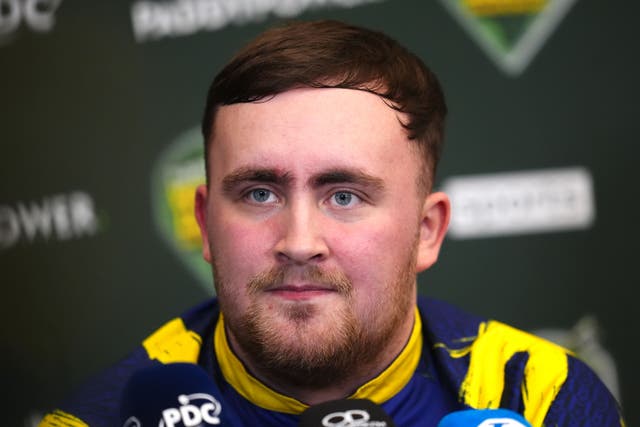 Luke Littler says he will not be attending the BBC Sports Personality of the Year ceremony (Adam Davy/PA)