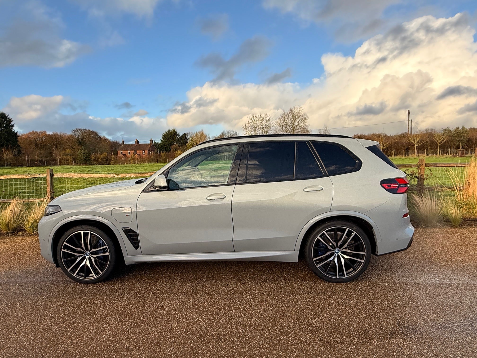 Our sturdy BMW didn’t waver, even in a storm