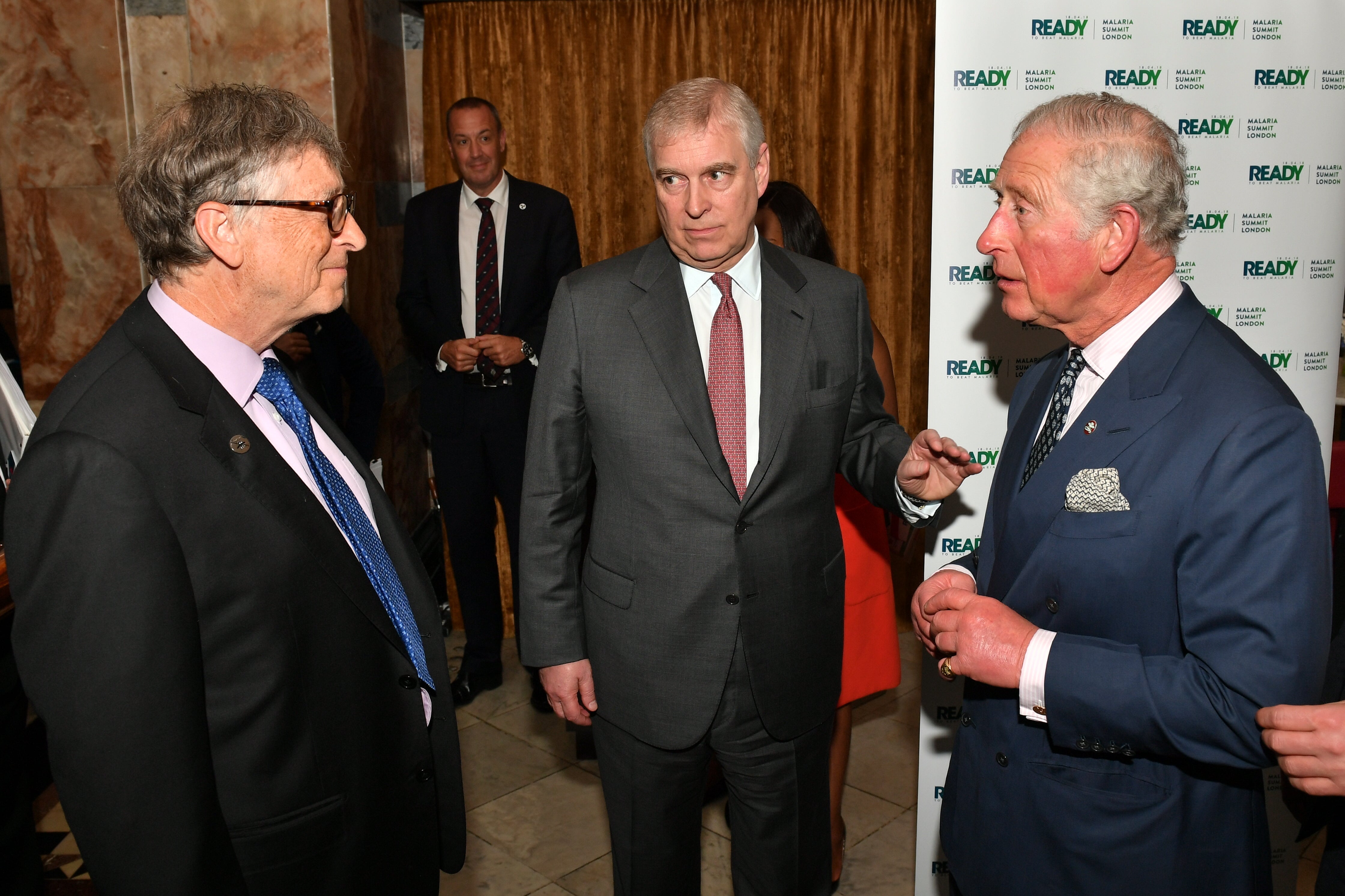 The photo, part of the Democrats release, was cropped from a professional picture that included then-Prince Charles, who is now King