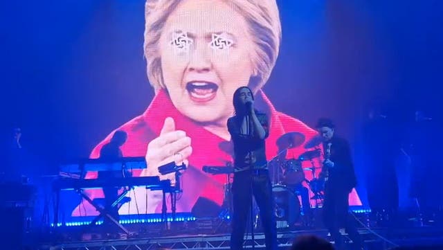 <p>Primal Scream were reported to police for showing a video at a London gig on Monday </p>