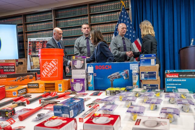 <p>A huge Home Depot theft ring operating across multiple states has finally been busted in New York City after roughly $2.2 million worth of home improvement goods were stolen, according to official</p>