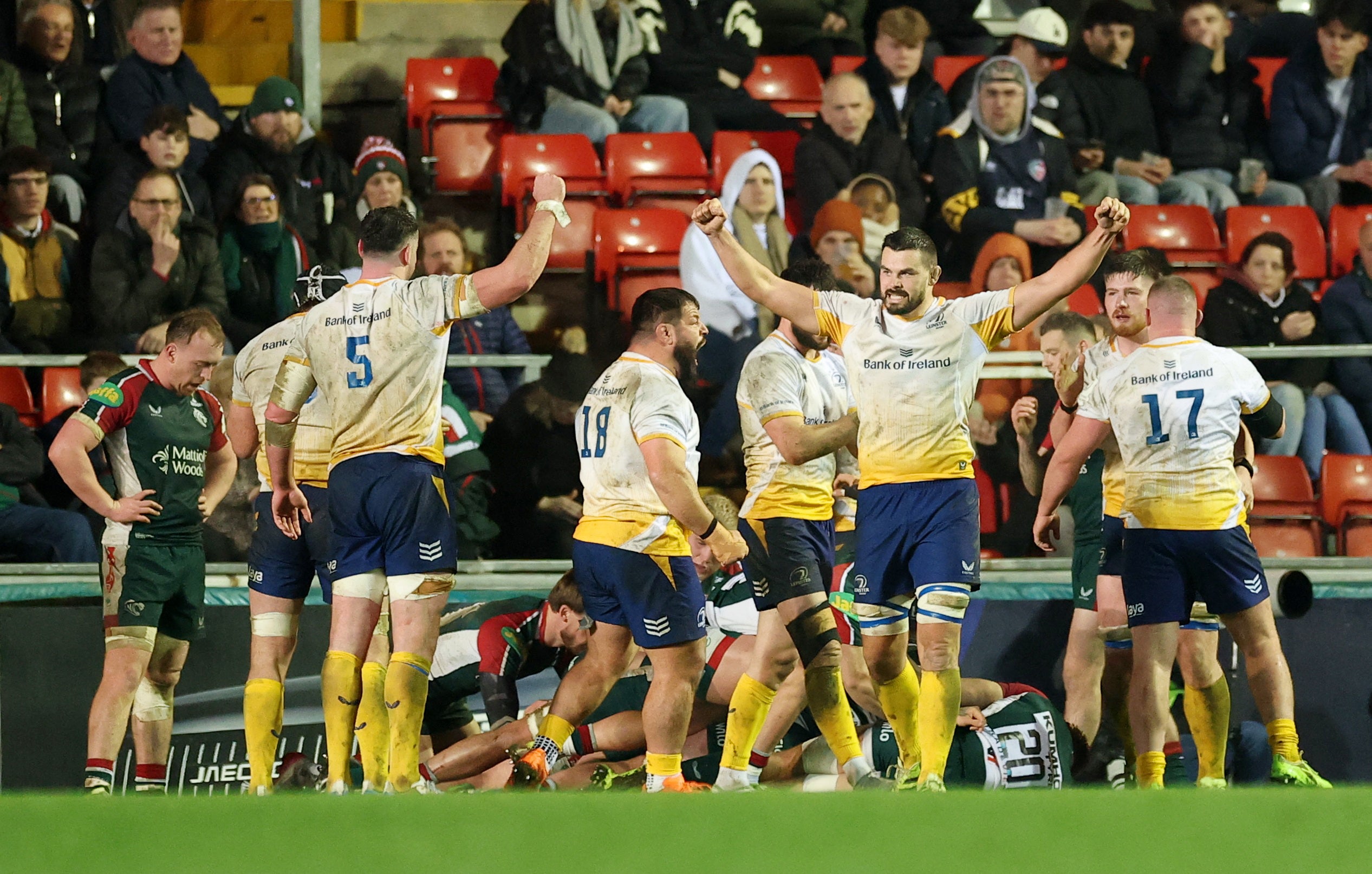 <p>Leinster were below their best but made it two wins from two</p>