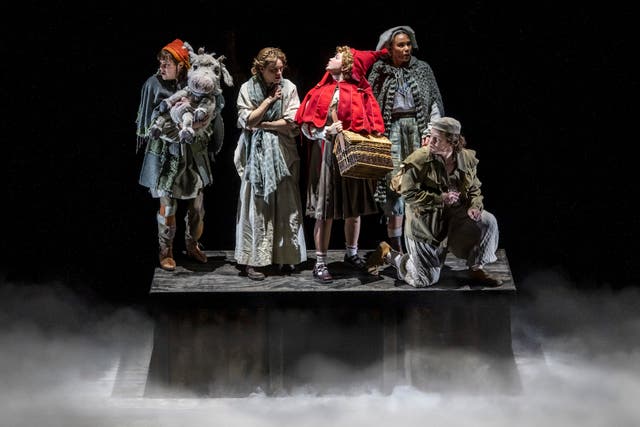 <p>This mash-up of familiar children’s fairytales evolves into an exploration of thornier human realities</p>