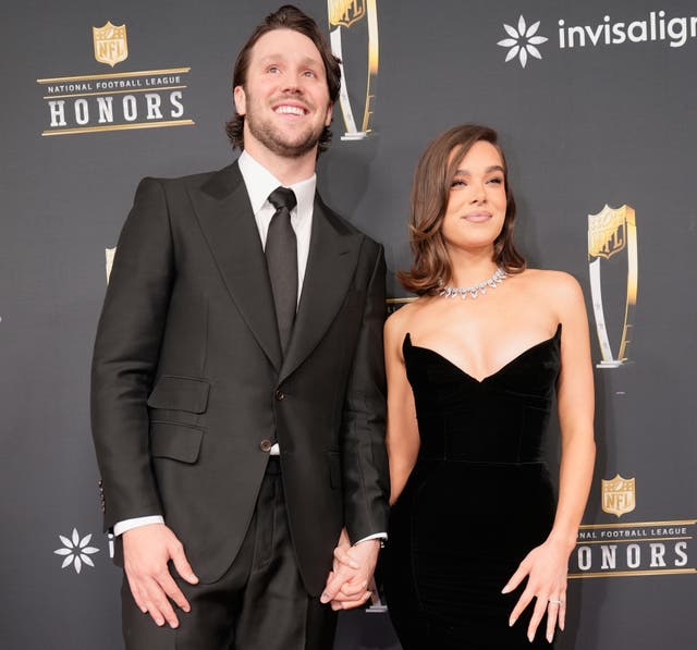 <p>Hailee Steinfeld and her NFL quarterback husband Josh Allen are expecting their first child </p>