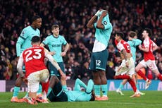 ‘Bizarre’ Wolves own goals can’t hide Mikel Arteta’s fury at Arsenal’s ‘horrible habits’