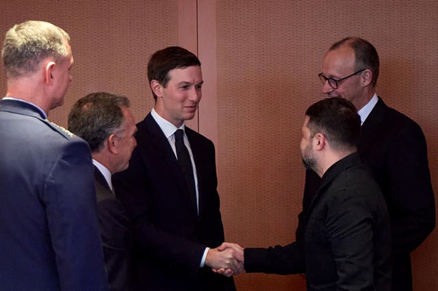 <p>White House special envoy Steve Witkoff and Donald Trump’s son-in-law Jared Kushner have been leading negotiations in Berlin</p>