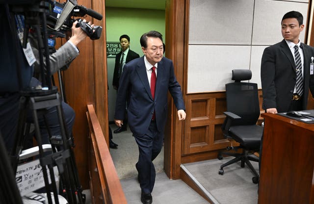 <p>South Korea's former president Yoon Suk Yeol </p>