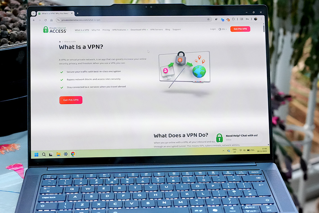 I tested the VPN app on a PC, Mac, and an android phone