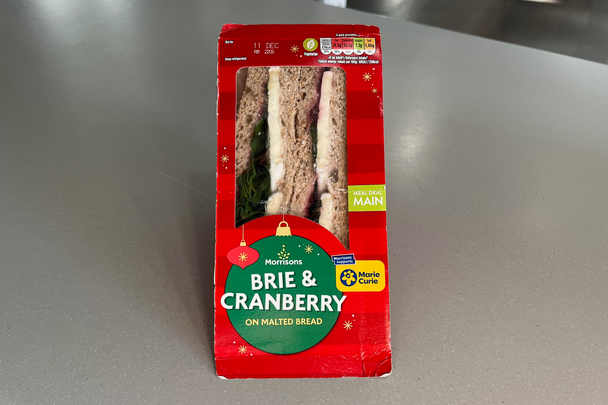 best christmas sandwich indybest review Morrisons brie and cranberry Christmas sandwich