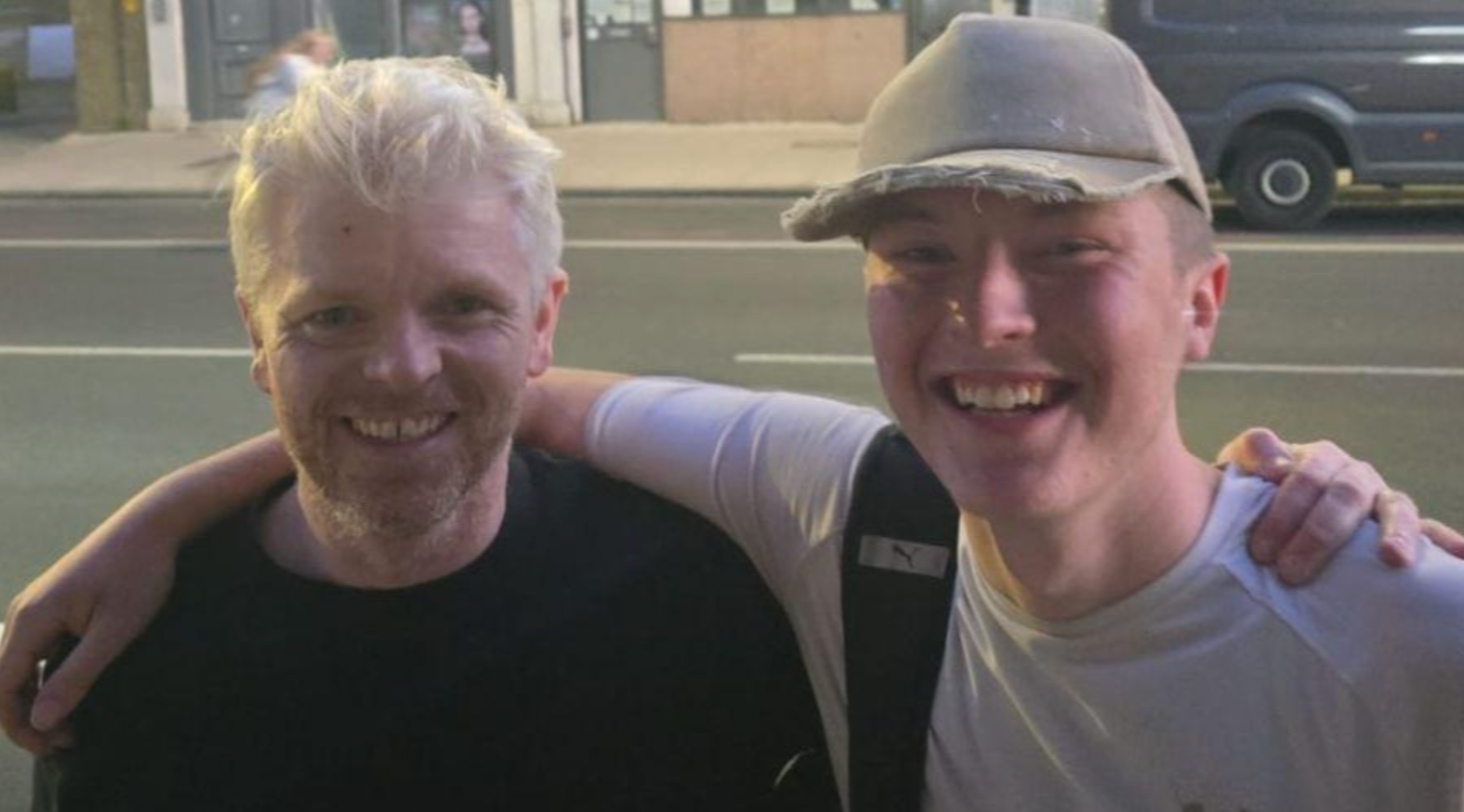 Dillon’s father collected him from London after he reached out