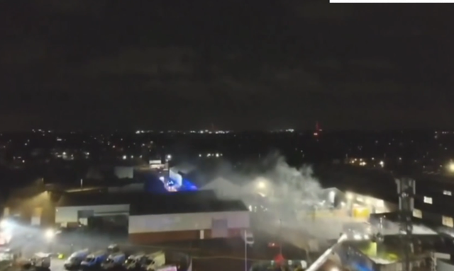 <p>Witnesses reported thick smoke billowing across the area in Bloxwich, Walsall</p>