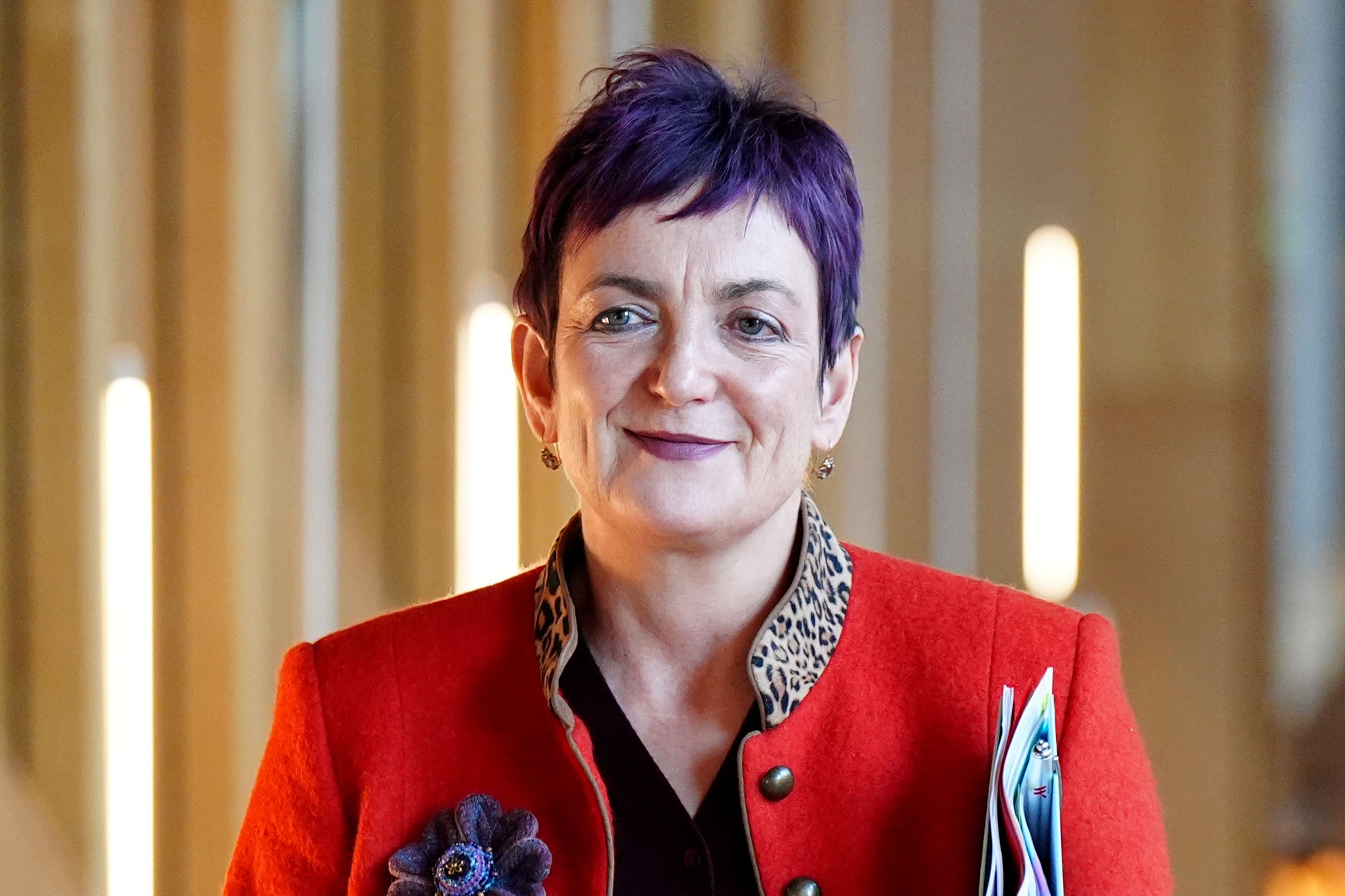 Scottish Justice Secretary Angela Constance is facing a vote of no confidence at Holyrood amid accusations she misrepresented an expert on child sexual abuse, and in doing so misled MSPs (Jane Barlow/PA)