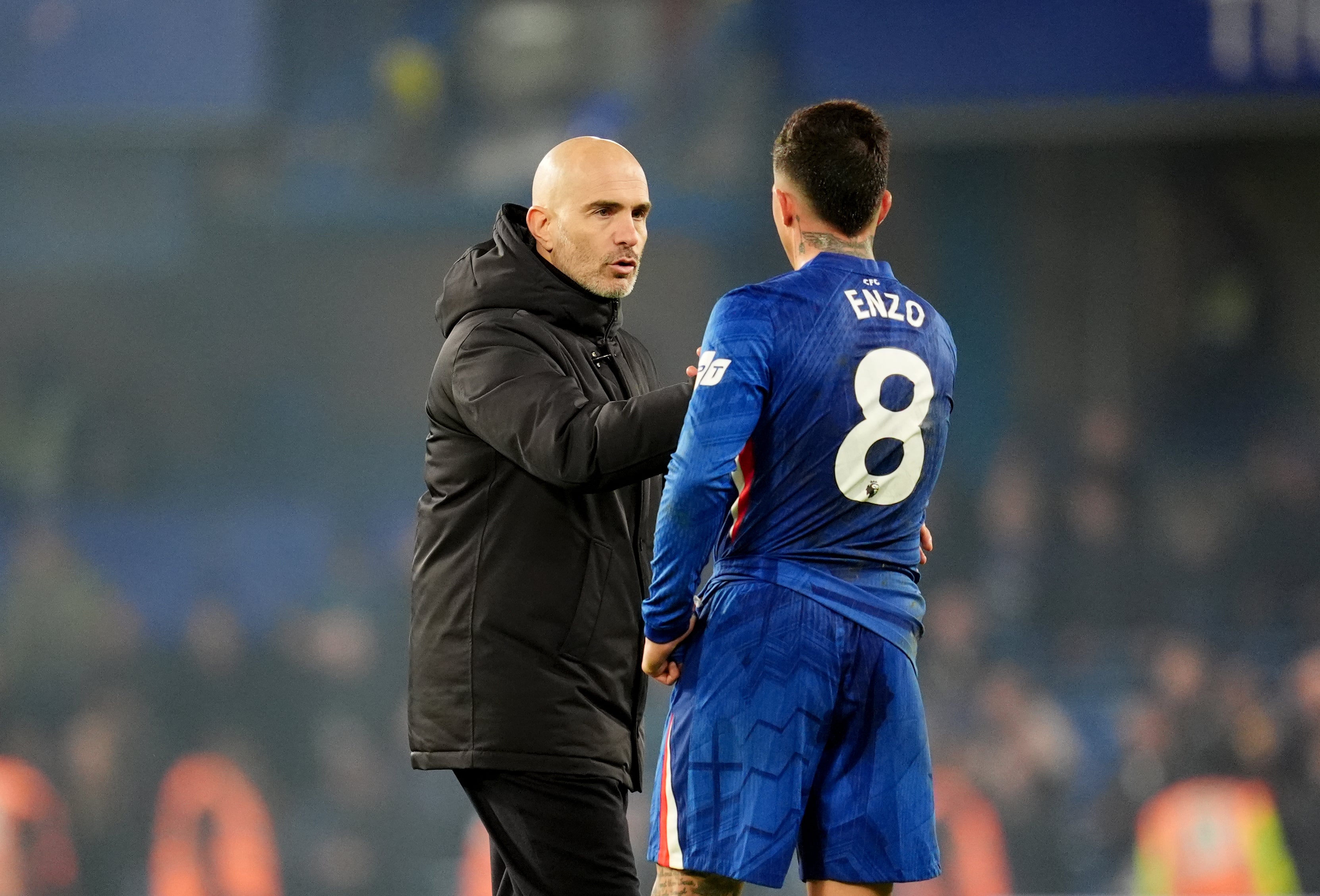 Maresca was keen to focus on Tuesday’s game with Cardiff