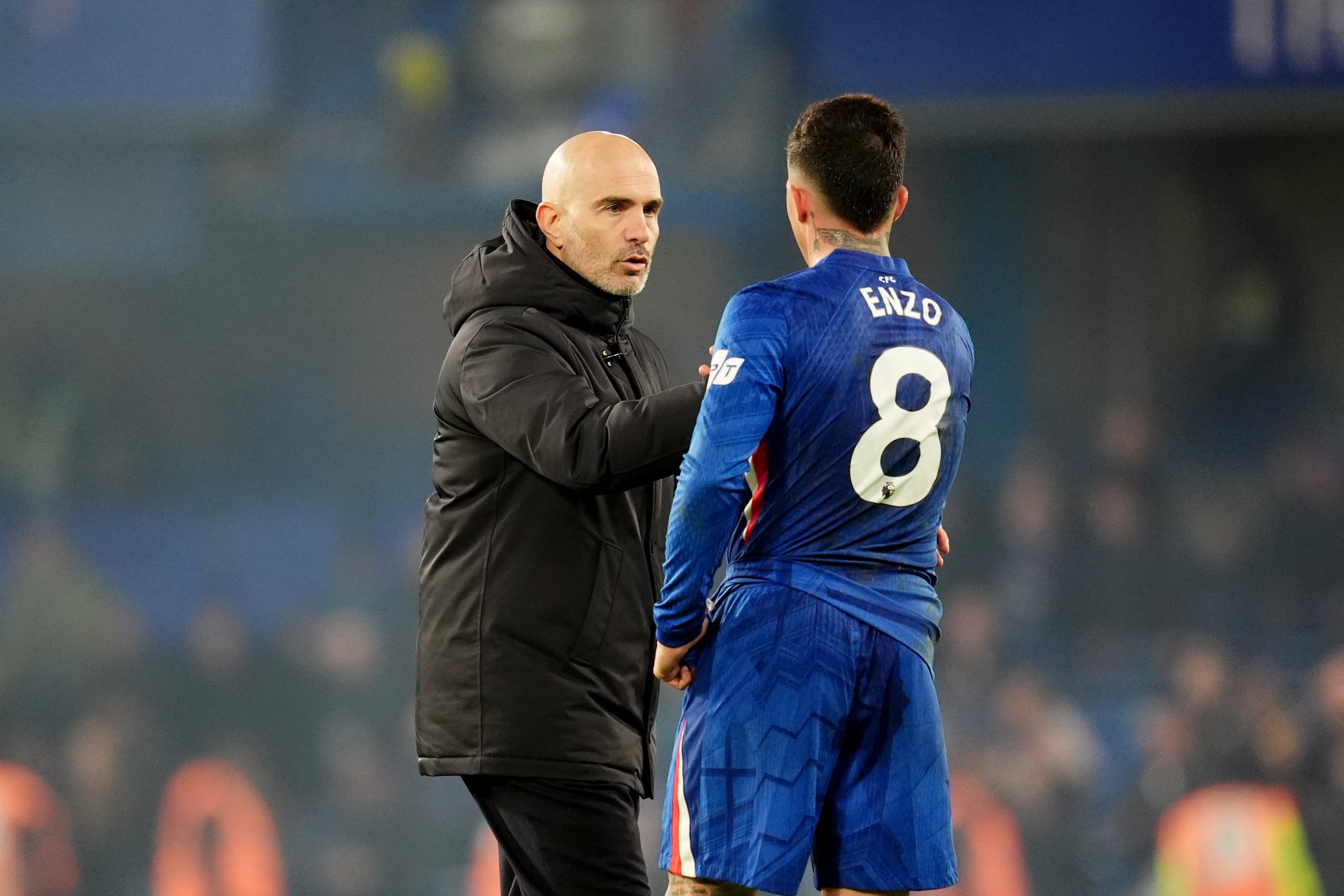 Enzo Fernandez is pleased to reunite with Enzo Maresca (Adam Davy/PA Wire)