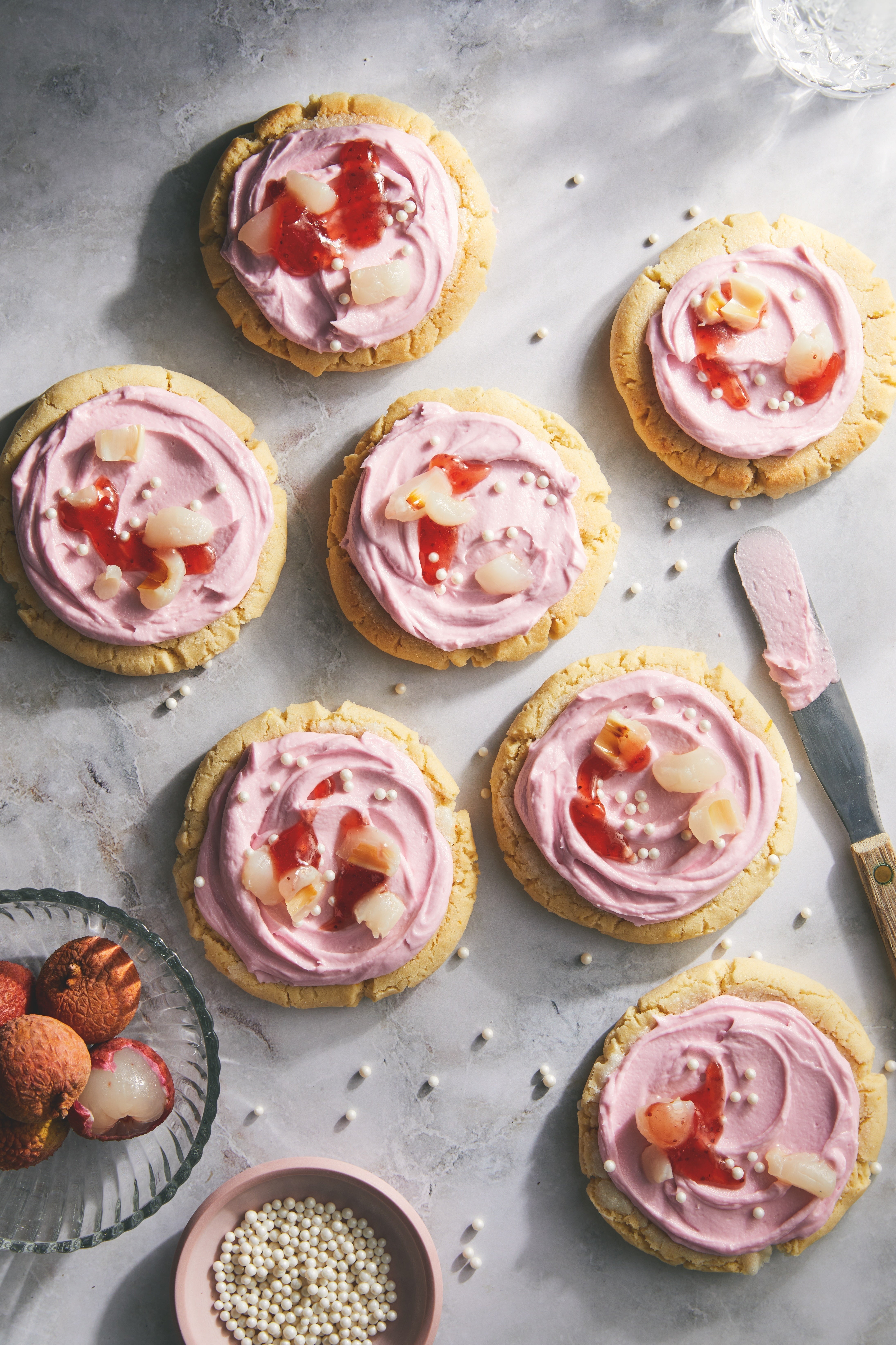 Food-Voracious Recipe-Lychee-Frosted Cookies