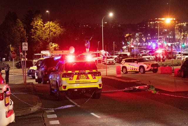 The shooting on Sunday took place at one of Australia’s best-known beaches during a Hanukkah celebration (Robert Wallace/Wallace Media Network/Alamy Live News/PA)