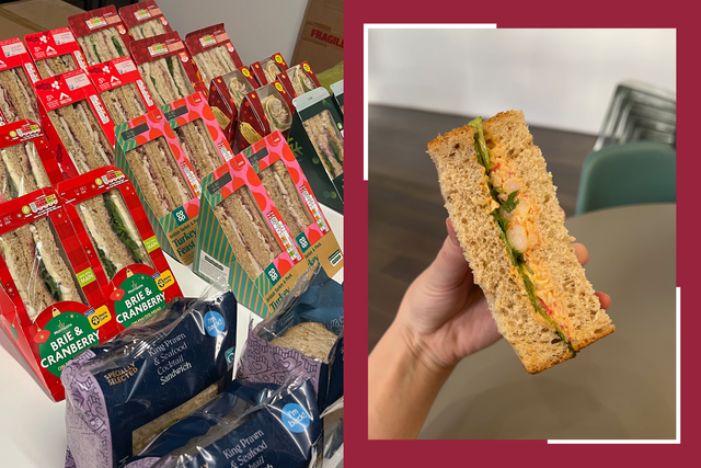 Christmas sandwiches