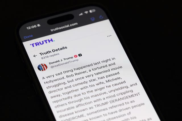 <p>Trump doubled down on his post when he was asked about it during an unrelated event at the White House Monday</p>