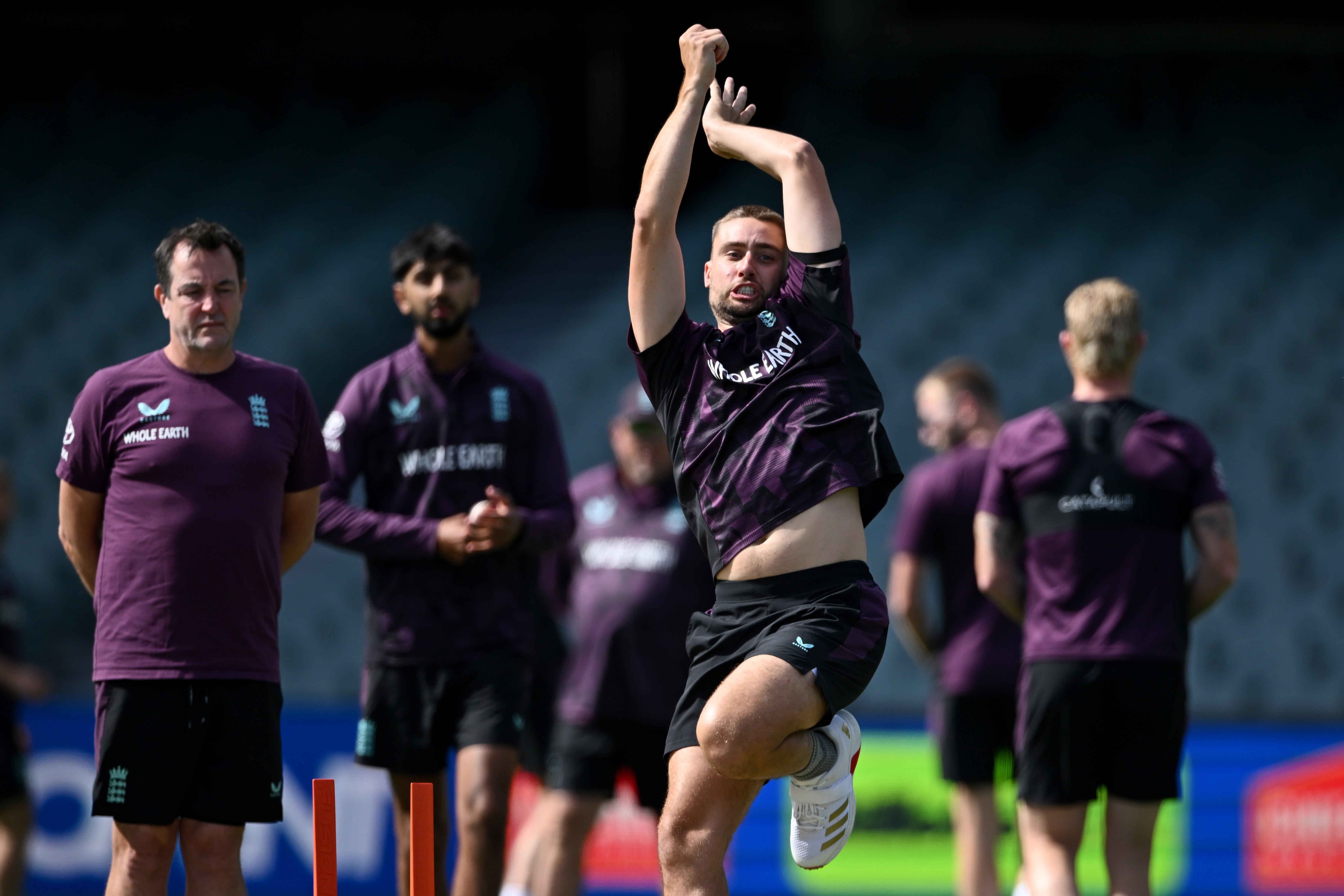 England continued with their preparations for the third Ashes Test which starts in Adelaide on Wednesday